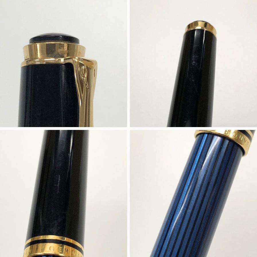 ペリカン 万年筆 スーベレーン 青縞 ブルーストライプ ペン先14C-585 PELIKAN Souveran【AFI15】