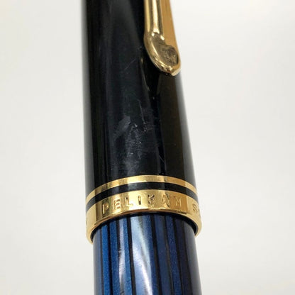 ペリカン 万年筆 スーベレーン 青縞 ブルーストライプ ペン先14C-585 PELIKAN Souveran【AFI15】