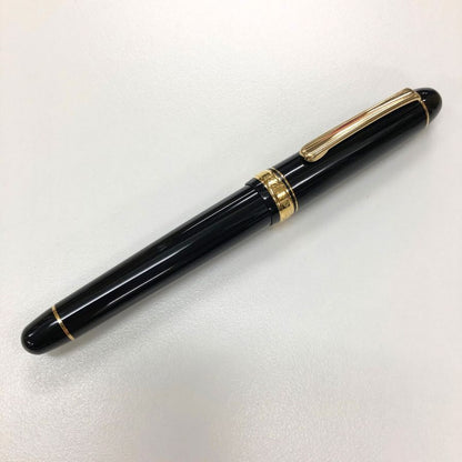 プラチナ 万年筆 センチュリー 3776 ペン先14K 585 ブラック ゴールド PLATINUM CENTURY【AFI18-3】