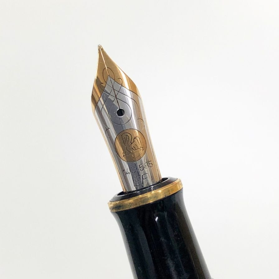 ペリカン 万年筆 スーベレーン ペン先14C-585 縞 赤 レッドストライプ PELIKAN Souveran【AFI15】