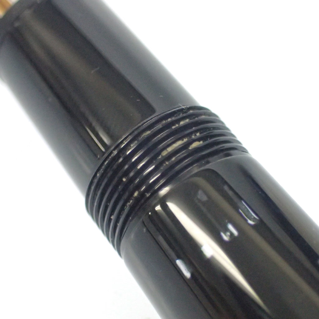 美品◆モンブラン マイスターシュテック 万年筆 プラチナライン ル グラン 146 ペン先Au585 F 吸引式 MONTBLANC MEISTERSTUCK Platinum le Grand【AFI18】