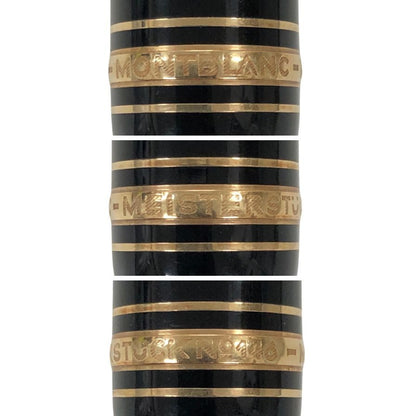 モンブラン 万年筆 マイスターシュテュック No.146 ペン先14K-585 4810 ブラック×ゴールド MONTBLANC【AFI16】