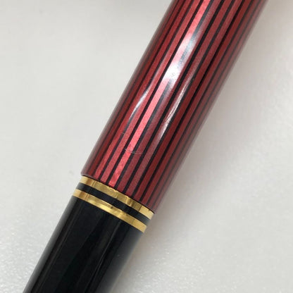 ペリカン 万年筆 スーベレーン ペン先14C-585 縞 赤 レッドストライプ PELIKAN Souveran【AFI15】