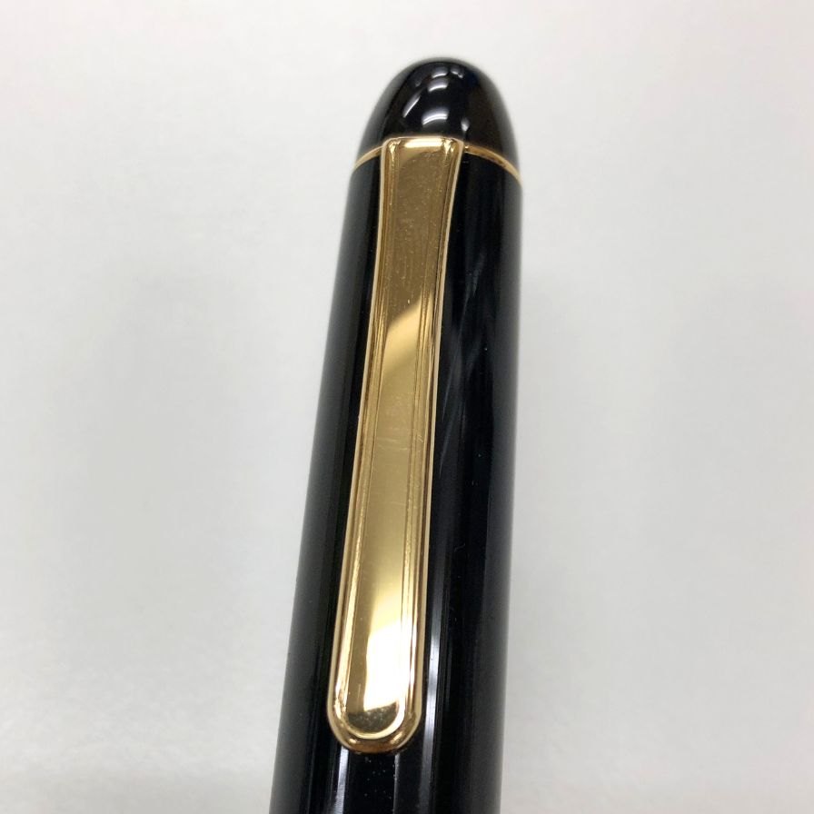 プラチナ 万年筆 センチュリー 3776 ペン先14K 585 ブラック ゴールド PLATINUM CENTURY【AFI18-3】