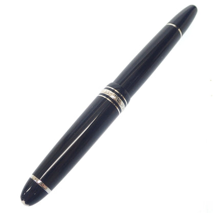 美品◆モンブラン マイスターシュテック 万年筆 プラチナライン ル グラン 146 ペン先Au585 F 吸引式 MONTBLANC MEISTERSTUCK Platinum le Grand【AFI18】