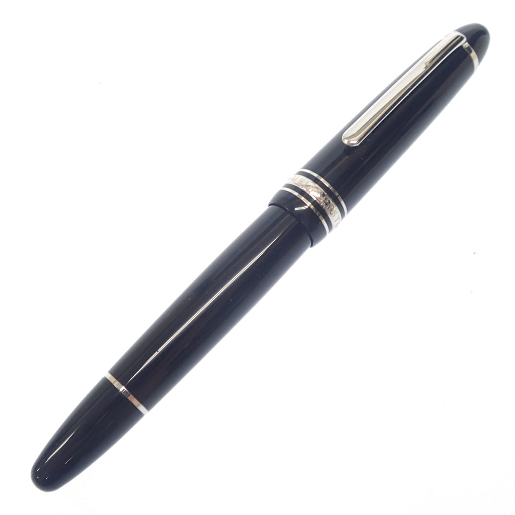 美品◆モンブラン マイスターシュテック 万年筆 プラチナライン ル グラン 146 ペン先Au585 F 吸引式 MONTBLANC MEISTERSTUCK Platinum le Grand【AFI18】