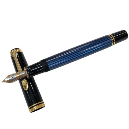 ペリカン 万年筆 スーベレーン 青縞 ブルーストライプ ペン先14C-585 PELIKAN Souveran【AFI15】