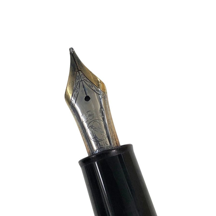 モンブラン 万年筆 マイスターシュテュック No.146 ペン先14K-585 4810 ブラック×ゴールド MONTBLANC【AFI16】