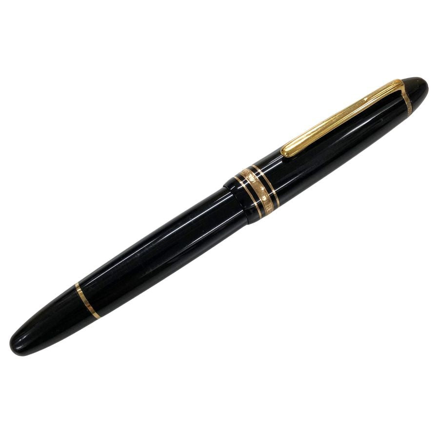 モンブラン 万年筆 マイスターシュテュック No.146 ペン先14K-585 4810 ブラック×ゴールド MONTBLANC【AFI16】